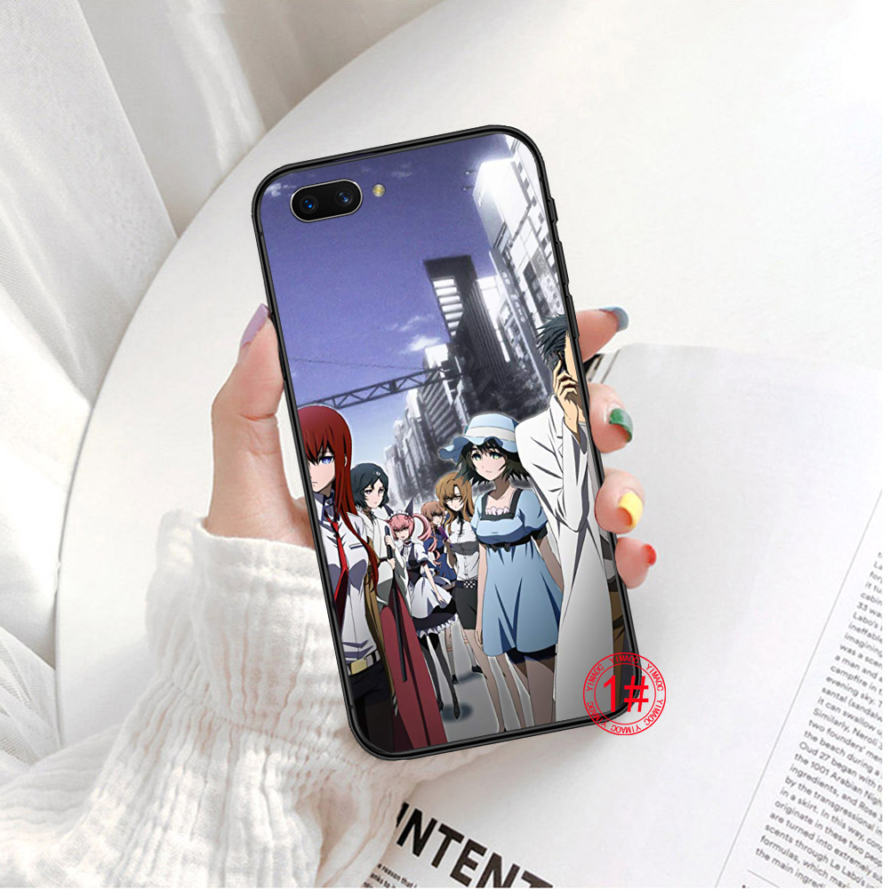 Ốp Điện Thoại Mềm Hình Anime Steins Gate Cho Realme 8 C20 C31 V15 Gt Neo Narzo 30a Oppo Find X3 Pro