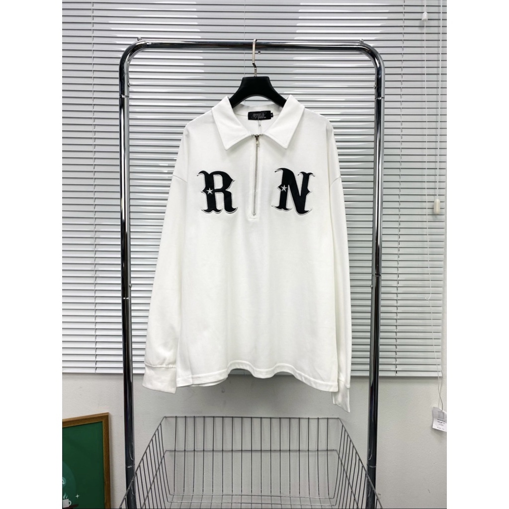 Áo Sweater Unisex khóa cổ RN by Yuna Unisex