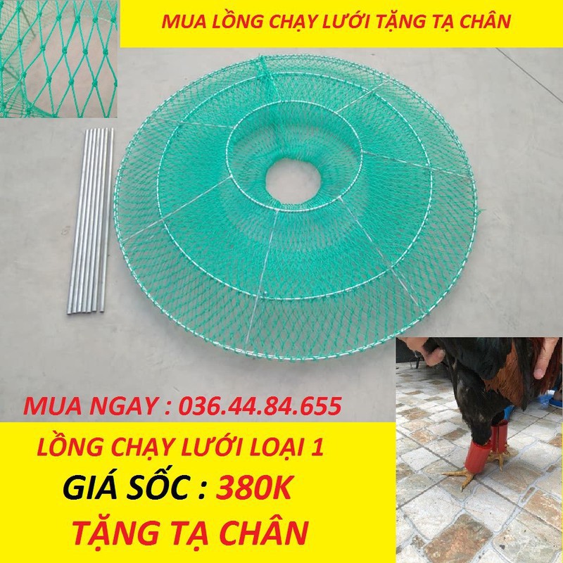 Lồng tập thể lực cho gà - Tặng bao mỏ da