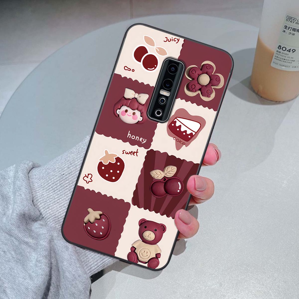 Ốp Vivo V17 Pro in hình trái tim, caro kẹo ngọt đầy cá tính siêu đẹp siêu chất