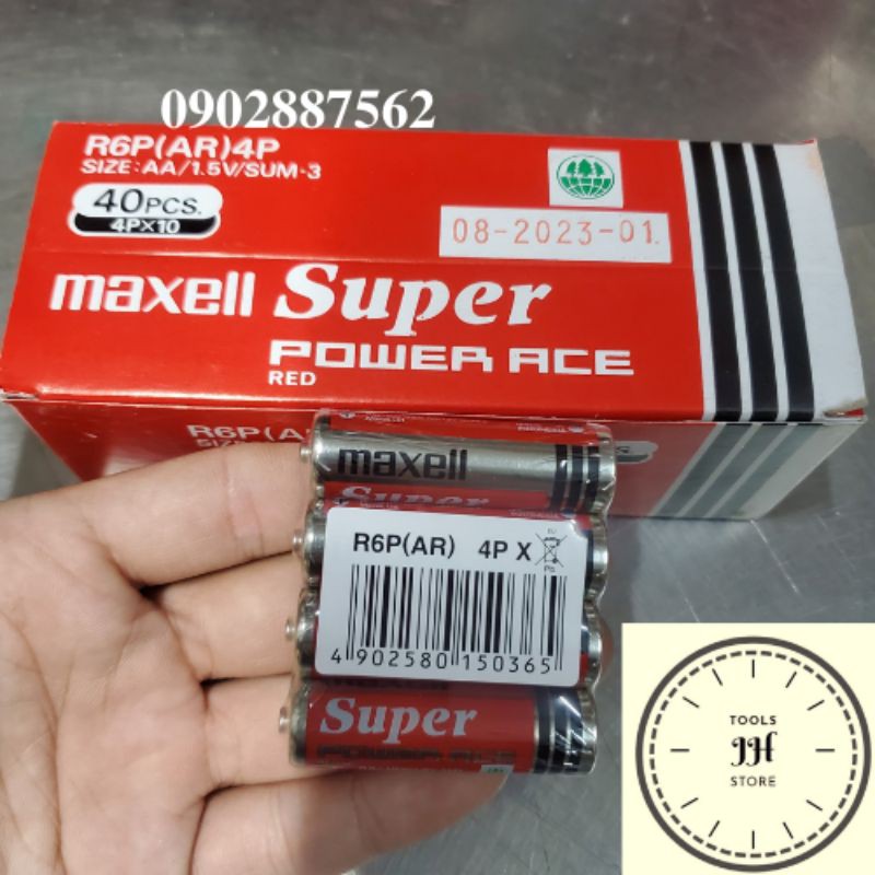 pin AA maxell super red R6P(AR)4P