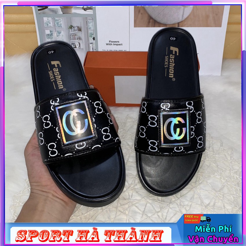 [CỰC PHẨM] Dép đế đúc họa tiết nam GGG phản quang siêu đẹp