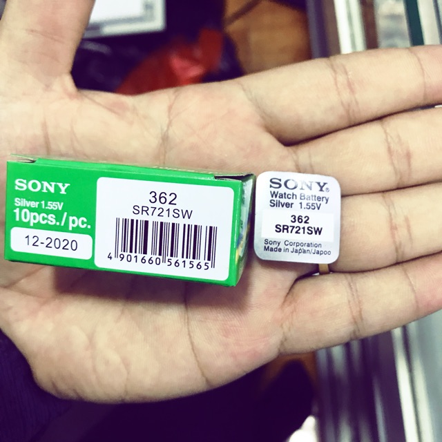 Viên Pin Đồng Hồ Sony 362 SR721SW - pin sony 721 - 362 chính hãng