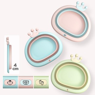 Chậu rửa mặt vương miện, chậu gấp gọn