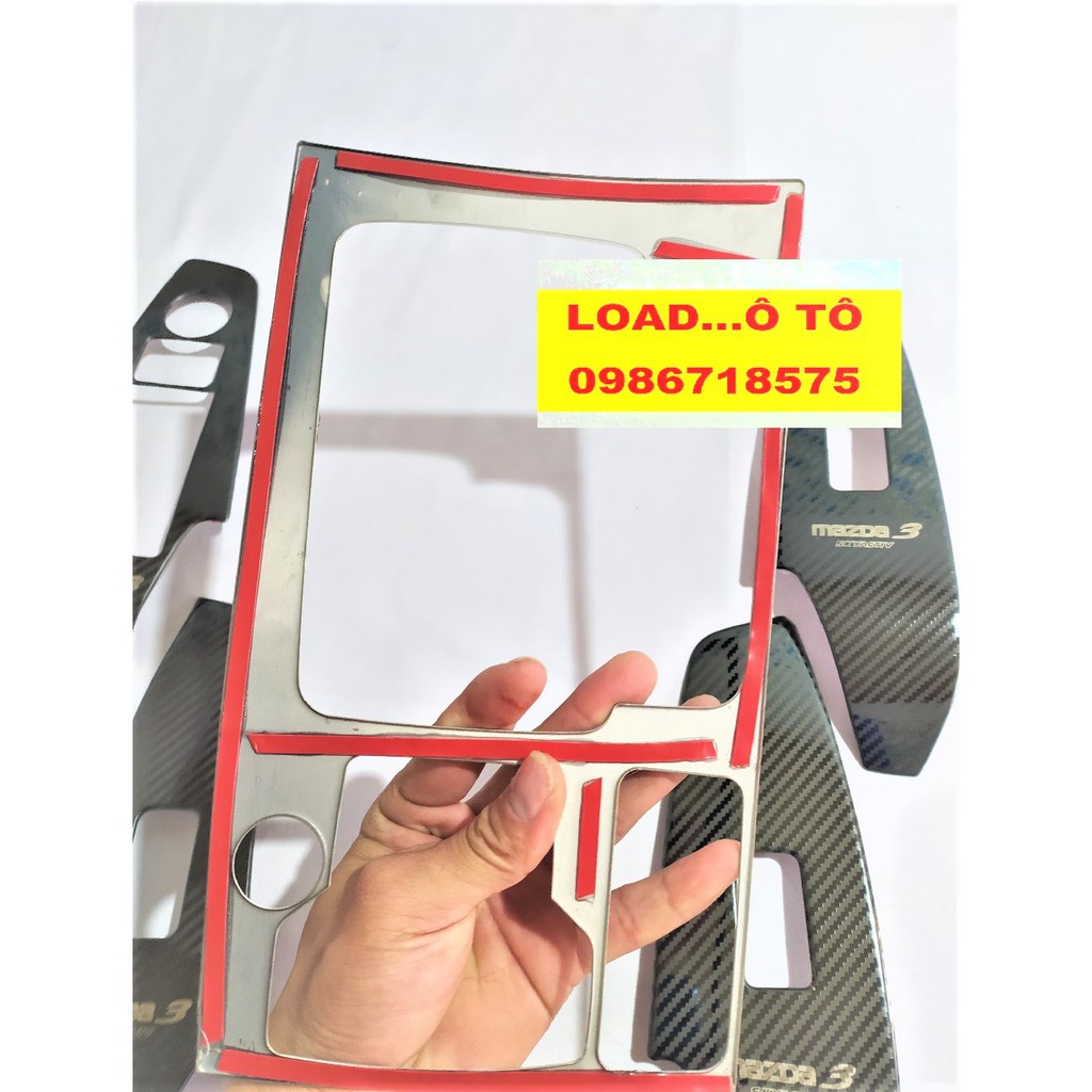 Ốp Nội Thất Xe Mazda 3 2018-2019 Mẫu Vân Carbon Cao Cấp Nhất Thị Trường