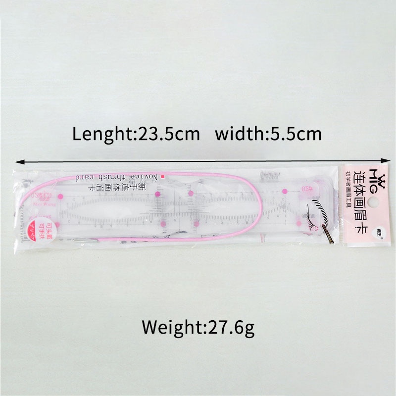 Khuôn Vẽ Lông Mày 12 Kiểu Tái Sử Dụng Linh Hoạt JP1