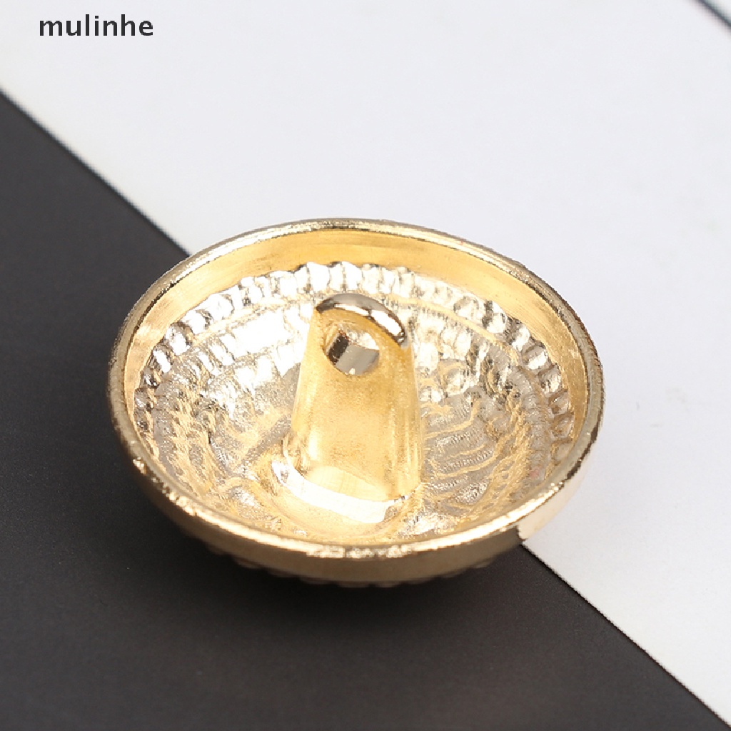 Set 10 Nút Áo Kim Loại Hình Sư Tử DIY