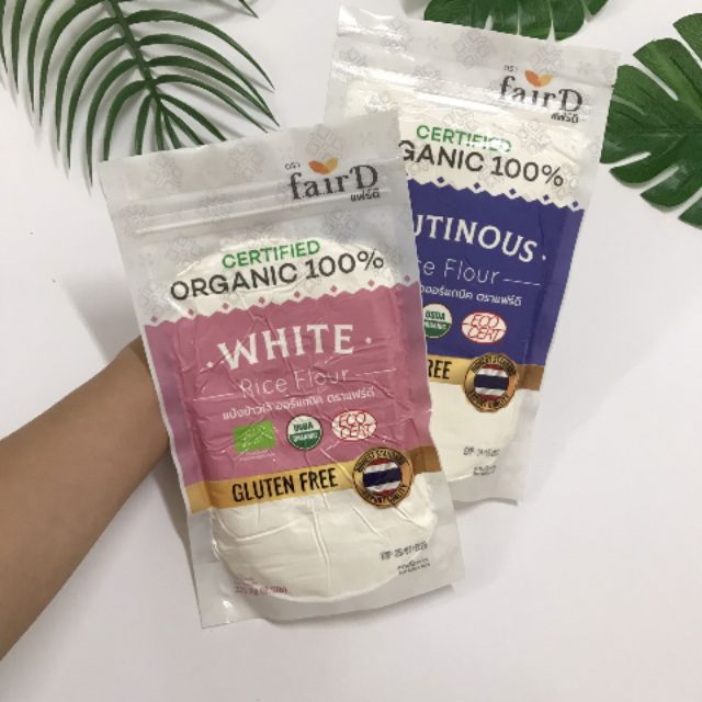 Bột gạo, bột nếp hữu cơ Thái Lan 227g