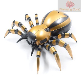 CHAR Infrared Remote Control Mechanical Spider with LED light Sound Gift Toy for Kids