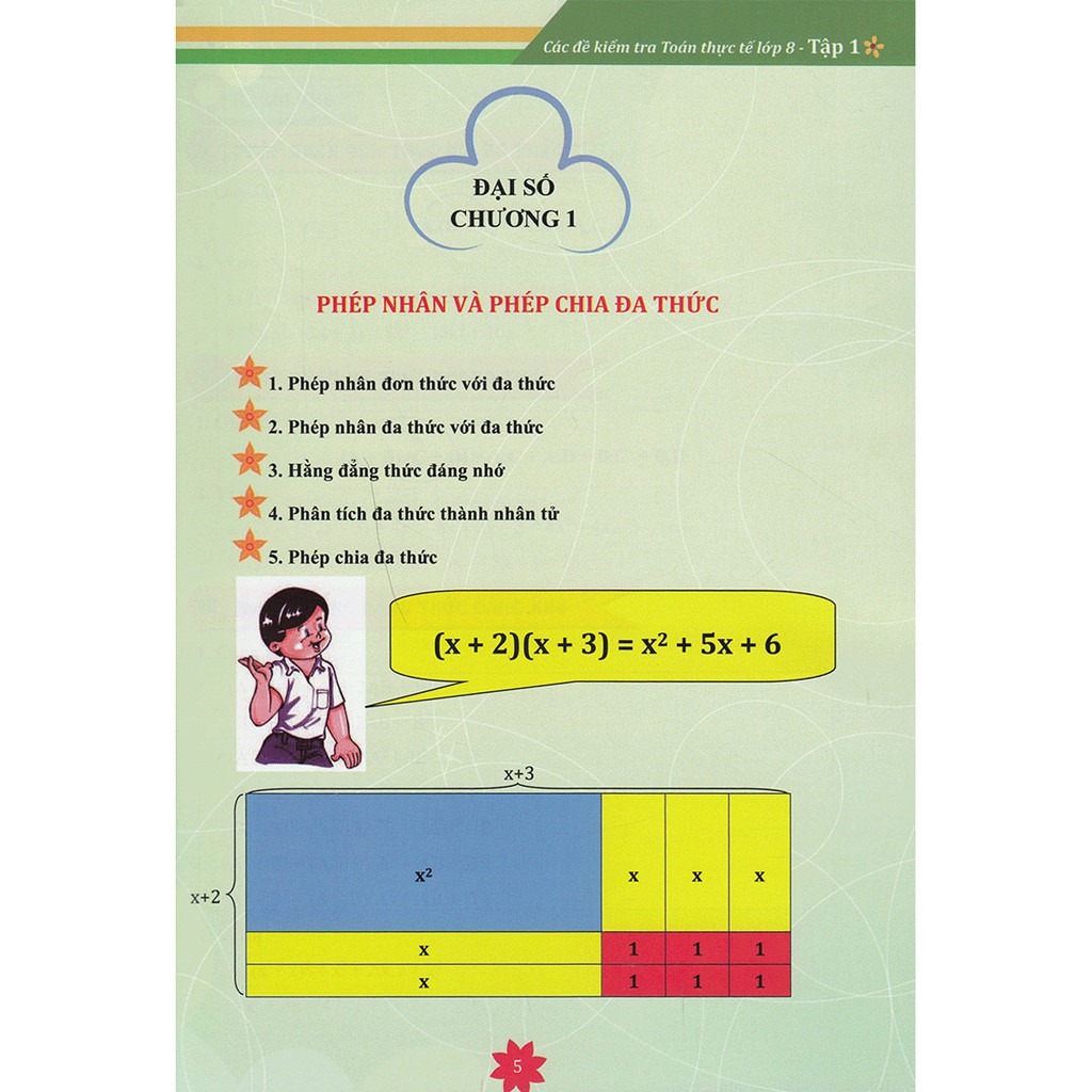 Sách - Các Đề Kiểm Tra Toán Thực Tế Lớp 8 - Tập 1