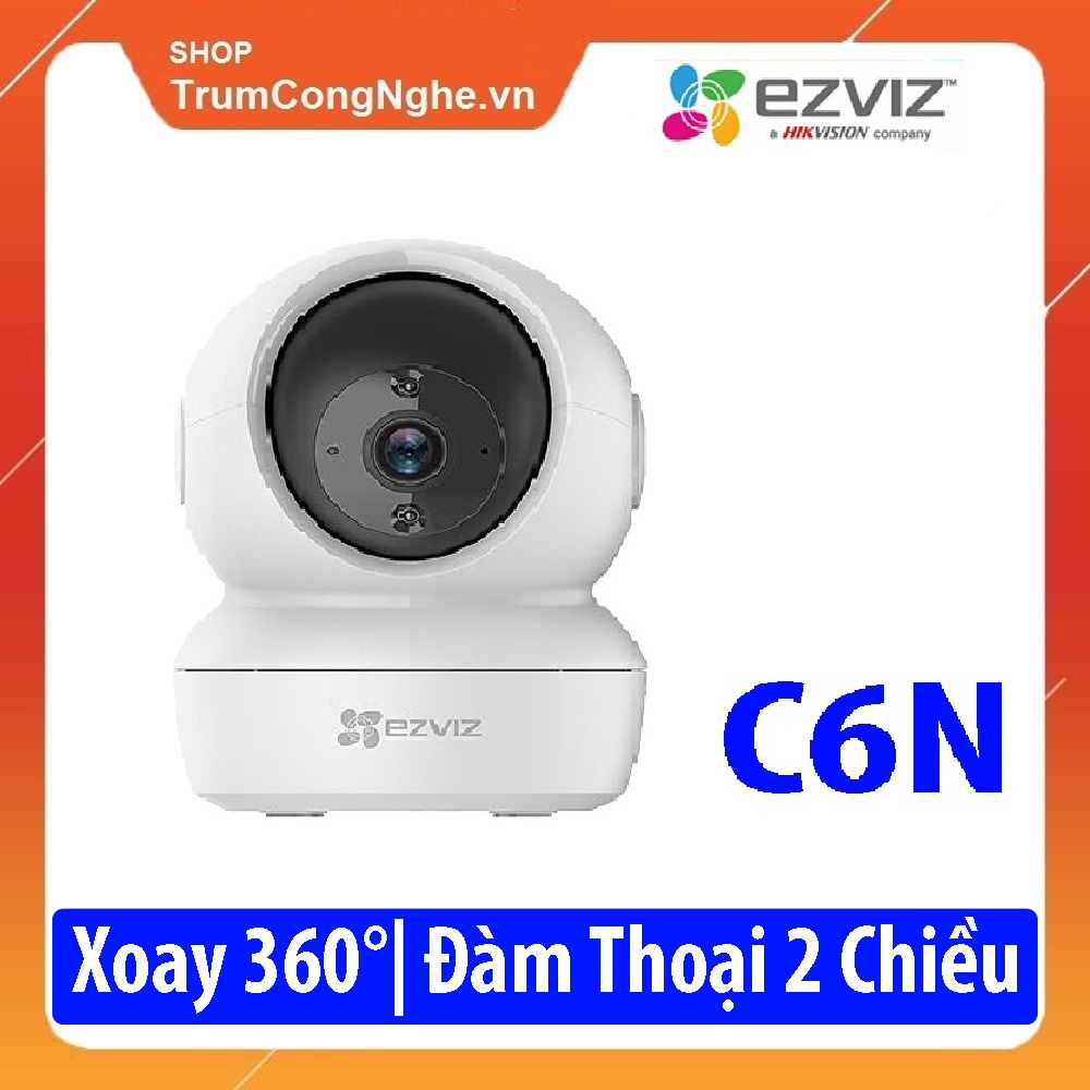 Camera Wifi EZVIZ C6N Xoay 360°, Đàm Thoại 2 Chiều, Độ Phân Giải Nét 1080P 2MP FullHD