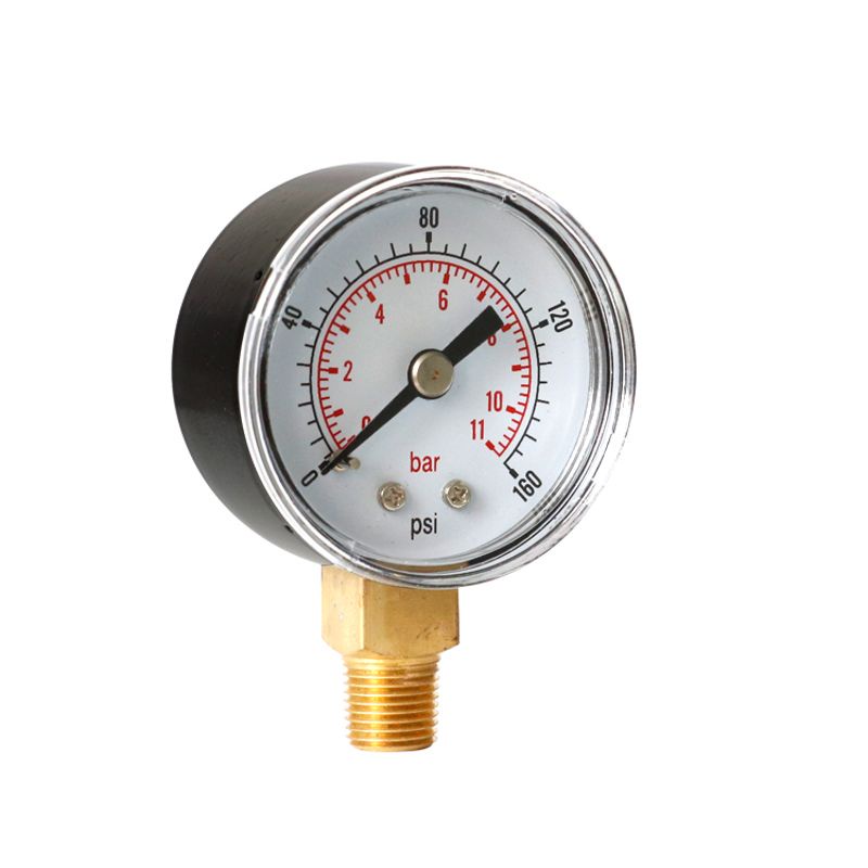 Wer Đồng Hồ Đo Áp Suất Kép Bằng Thép Với Đồng Thau Bên Trong Cho Bình Gas Nhiên Liệu Nước Liqu