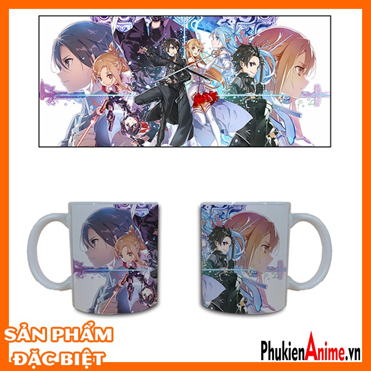 Shop Anime HCM - Ly/ cốc sứ in hình Anime Sword Art Online mẫu 1