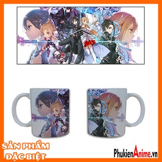 Shop anime hcm - ly/ cốc sứ in hình anime sword art online mẫu 1