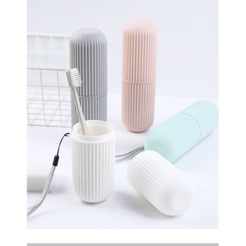 Hộp đựng bàn chải đánh răng và kem đánh răng tiện lợi khi đi ra ngoài, du lịch dã ngoại...