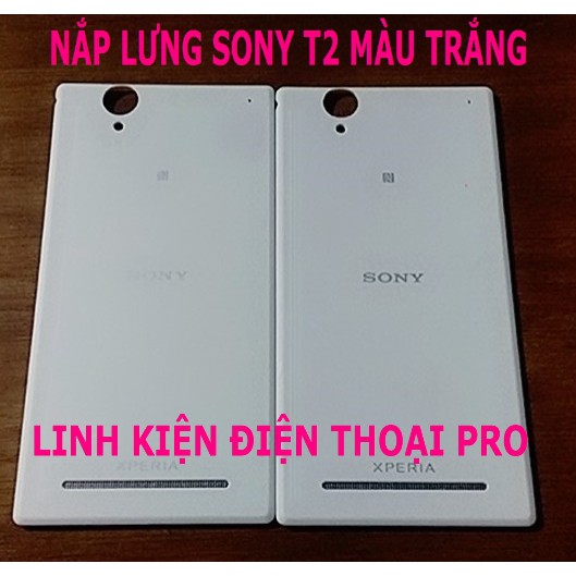 NẮP LƯNG SONY T2 MÀU TRẮNG