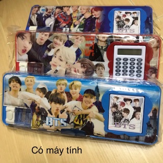 hộp bút bts .công chúa có máy tính,đồ gọt bút chì