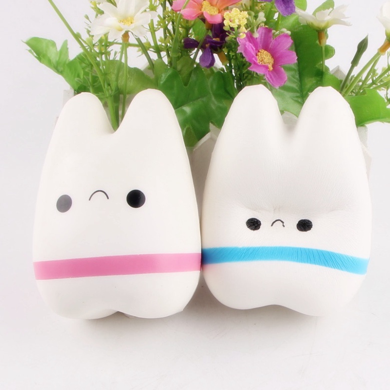 Squishy Lớn JUMBO Hình CÁI RĂNG Đồ Chơi Xốp Giảm Stress Hình mềm mịn dễ Thương đàn hồi Cho Bé