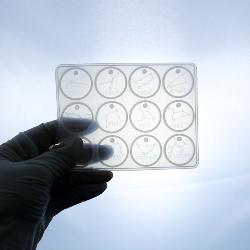 Khuôn Làm Mặt Vòng cổ / Móc Khóa Bằng Epoxy Hình Chòm Sao Độc Đáo DIY