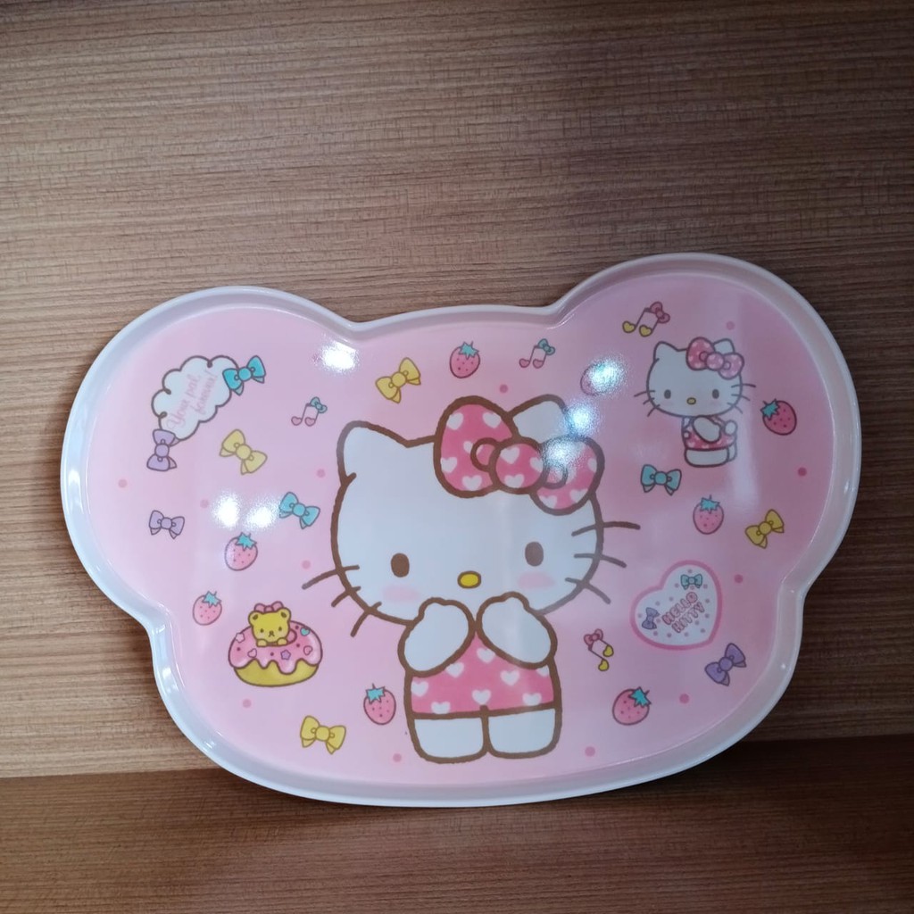 Đĩa Melamine Hình Đầu Hello Kitty Lx0103