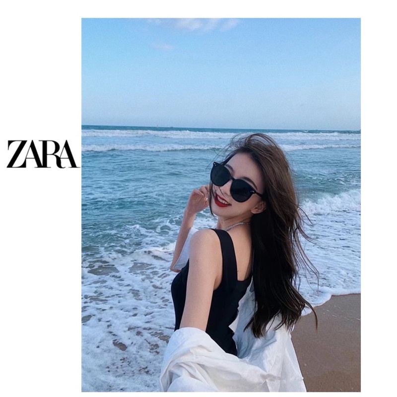Kính râm kính thời trang zara loại góc vuông nam nữ đeo được đầy đủ túi da bill đủ các kích cỡ