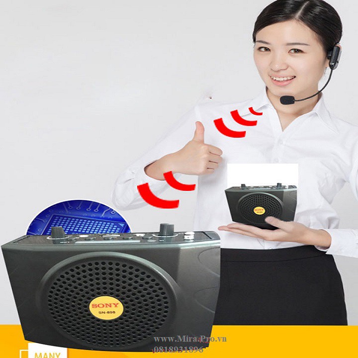 FREESHIP EXTRA Máy trợ giảng Sony SN-989 không dây