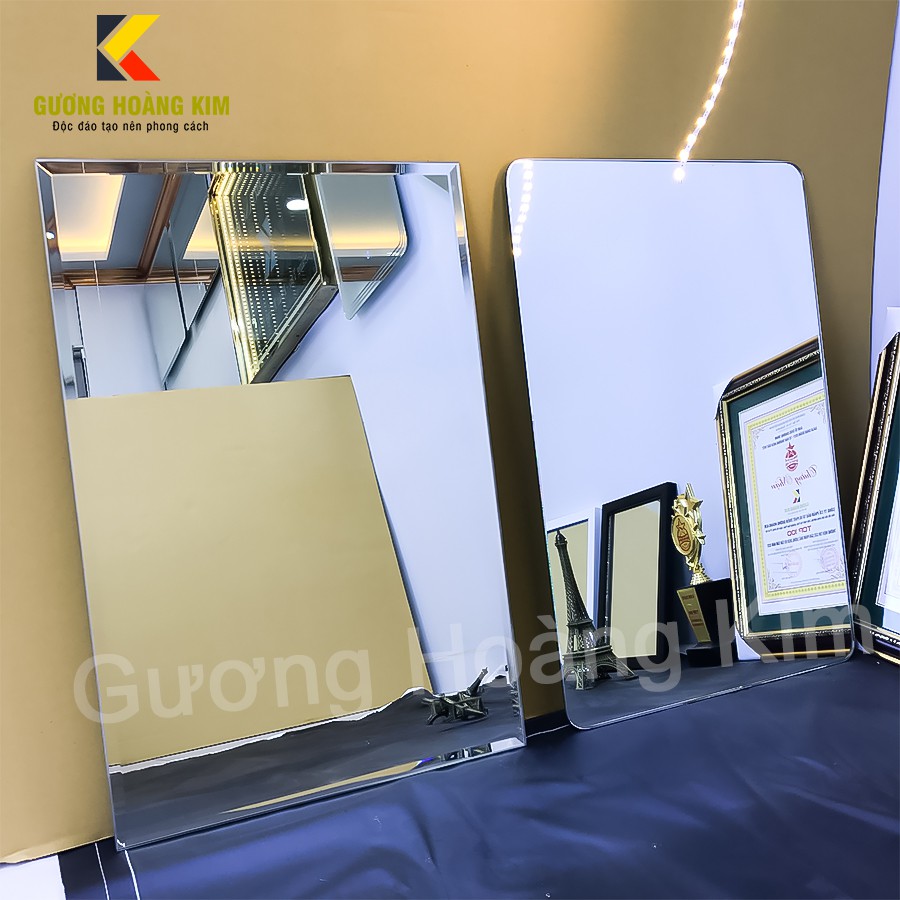 ( giá sỉ ) gương soi chữ nhật treo tường kích thước 60x80 cm - guonghoangkim mirror