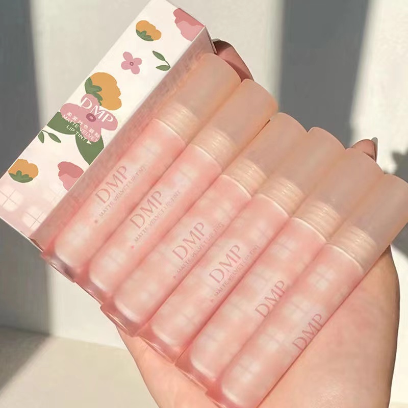 Abpopa DAIMANPU® Son Kem Màu Lì Sương Mềm Mịn Không Phai Kháng Nước Lâu Trôi