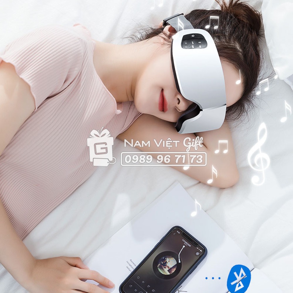 [BH 1 Năm] Máy Massage Mắt Thông Minh Eye Massager 6S Có Bluetooth