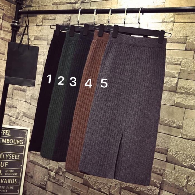 Váy len tăm dài qua gối | BigBuy360 - bigbuy360.vn