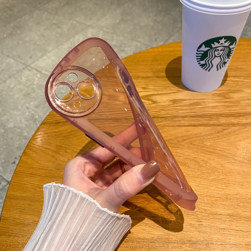 Ốp Điện Thoại Mềm Trong Suốt Dày Dặn Chống Rơi In Họa Tiết Camera Cho iPhone 11 12 13 Pro Max