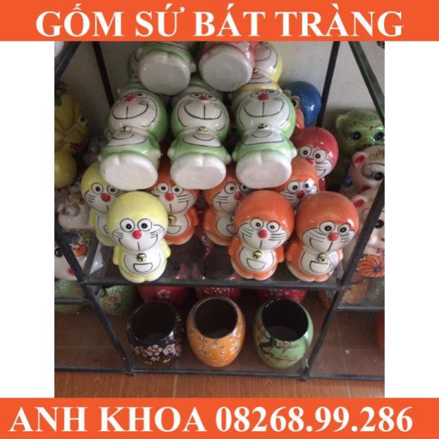 Doremon cho trẻ nhỏ cao 18cm - Gốm sứ Bát Tràng Anh Khoa