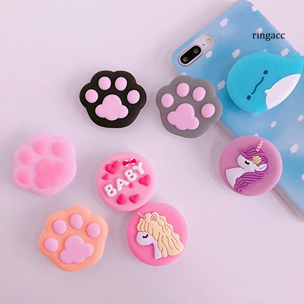 Giá Đỡ Điện Thoại Chống Rơi Có Thể Gập Lại Hình Chân Mèo/ Kỳ Lân Xinh Xắn
