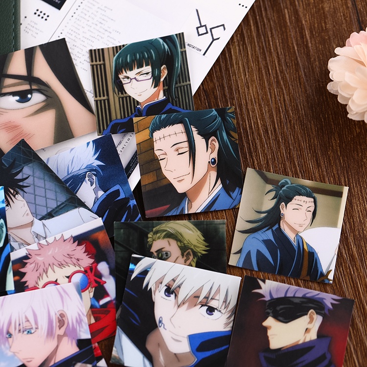 ★★★ Jujutsu Kaisen. Sticker Dán Trang Trí Nhật Ký Hình Chân Dung Độc Đáo ★★★ Bộ 50 Miếng Dán Trang Trí Album Thời Trang DIY Kích Thước 2~3cm