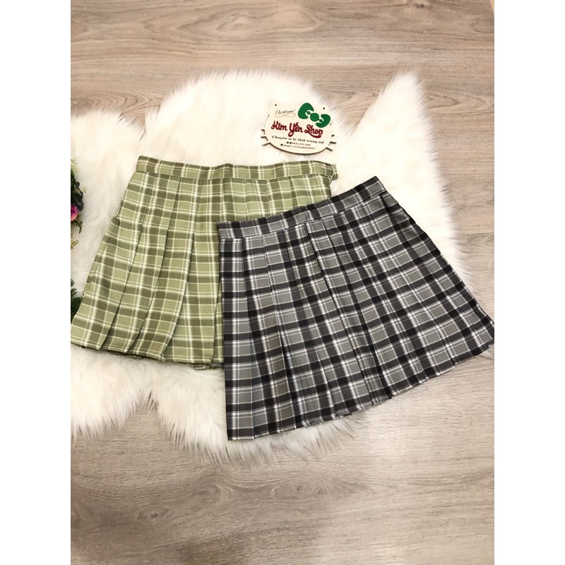 Chân váy ngắn tennis caro thời trang ( có 7 màu, clip thật ) | BigBuy360 - bigbuy360.vn