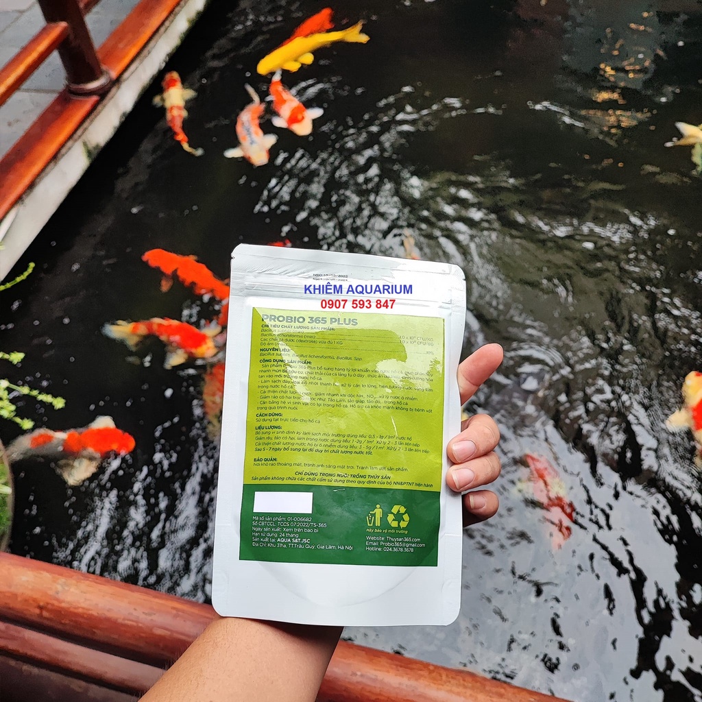 Vi Sinh PROBIO 365 PLUS - Làm Trong Nước Nhanh Cho Hồ Thủy Sinh Và Cá Cảnh Multibio