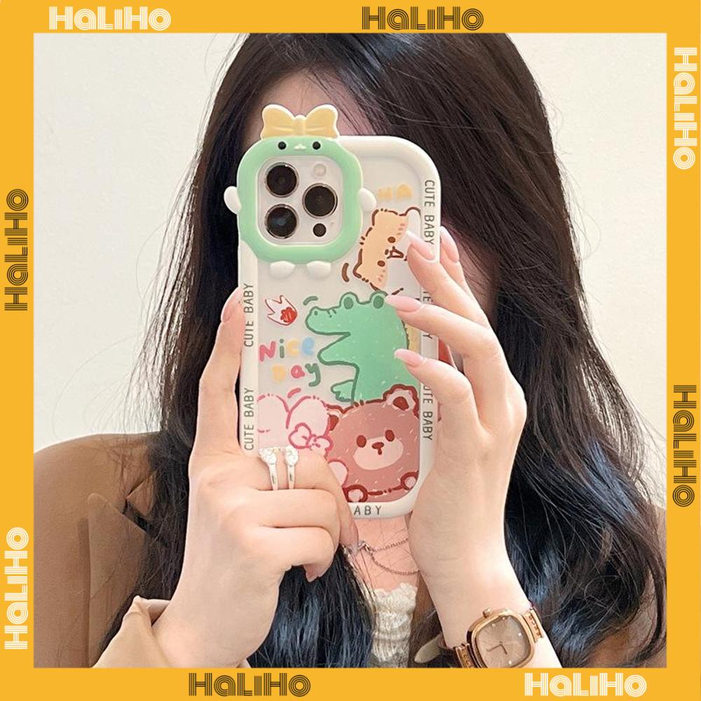 iPhone Case Silicone Soft Case Clear Case Airbag Shockproof Protection Camera Shiny Dinosaur Cartoon Cute Compatible For iPhone 11 Pro Max 13 Pro Max 12 Pro Max 7Plus xr XS Max