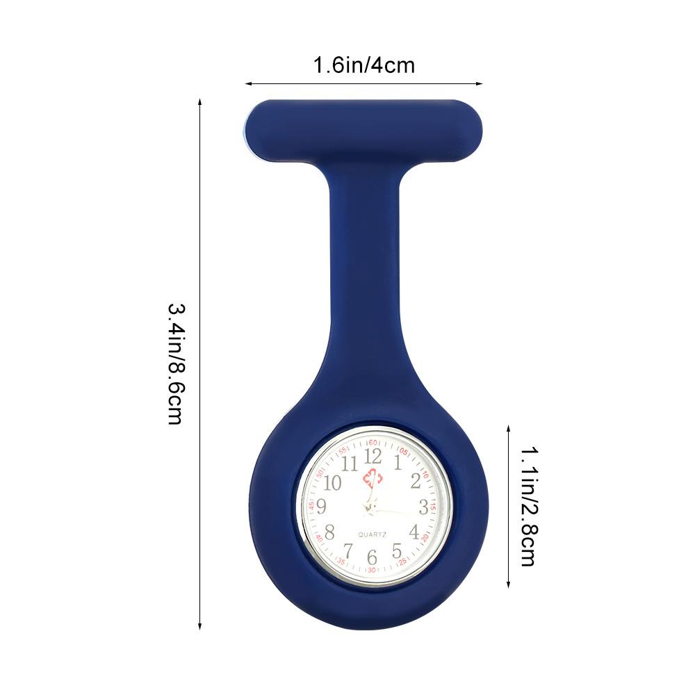 Lily nurse watch women gift đồng hồ ve áo với kim giây nhiều màu điều dưỡng