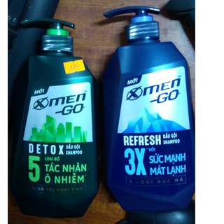 (mới)Dầu gội Xmen -go Detox/Fresh 630g