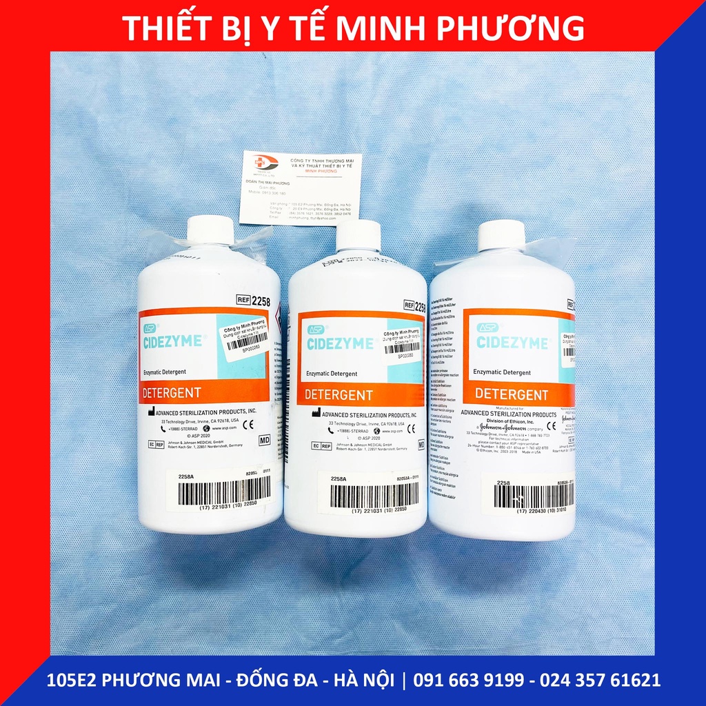 Dung dịch sát khuẩn dụng cụ Cidezyme 1 lít