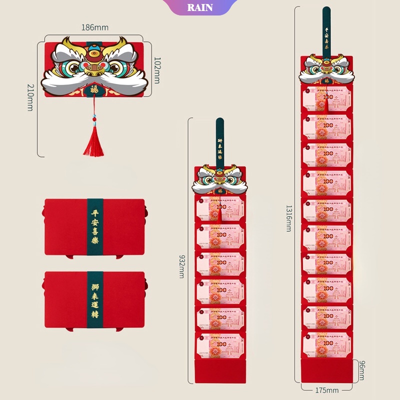 Túi Đóng Gói Họa Tiết Hổ Sáng Tạo Cho Năm Mới 2023