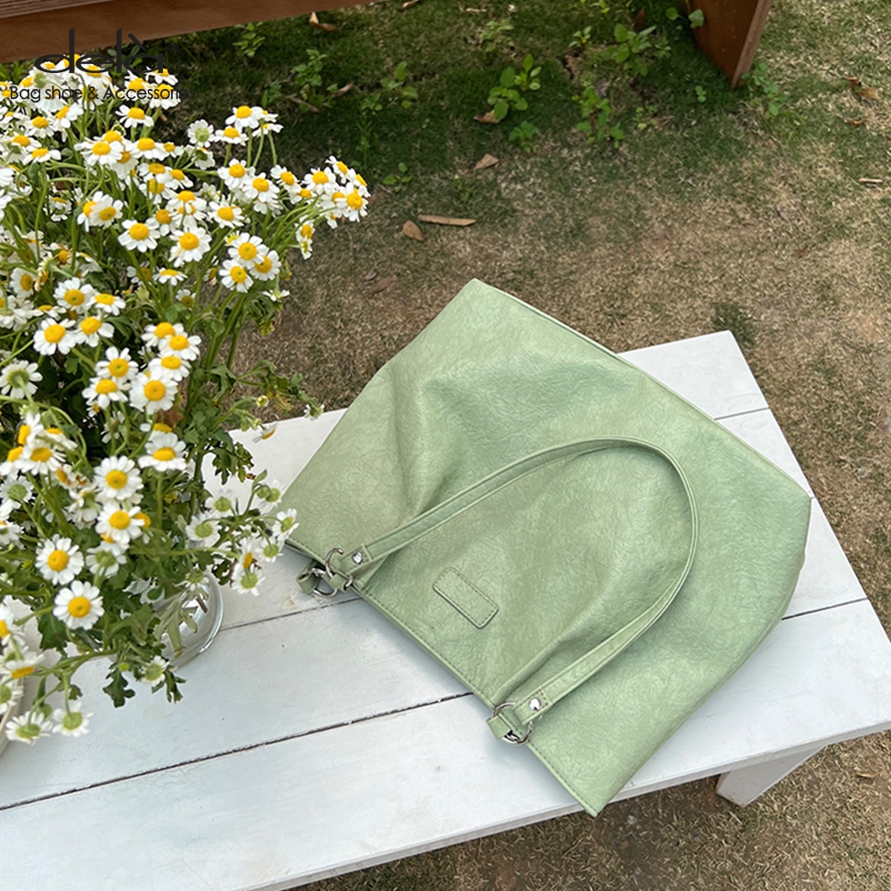 Dela Túi tote Đeo Vai Cỡ Lớn Thời Trang Sang Trọng Cho Nữ