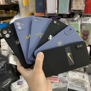 Ốp lưng iphone 7/8 ,x/xs ,11pro ,ip12 ,12pro dẻo màu mặt lưng in logo nike