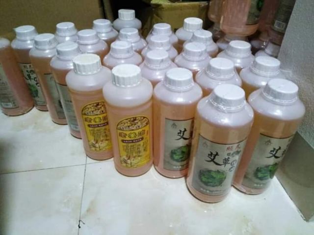 Tinh dầu massage thảo dược gừng nóng cao cấp