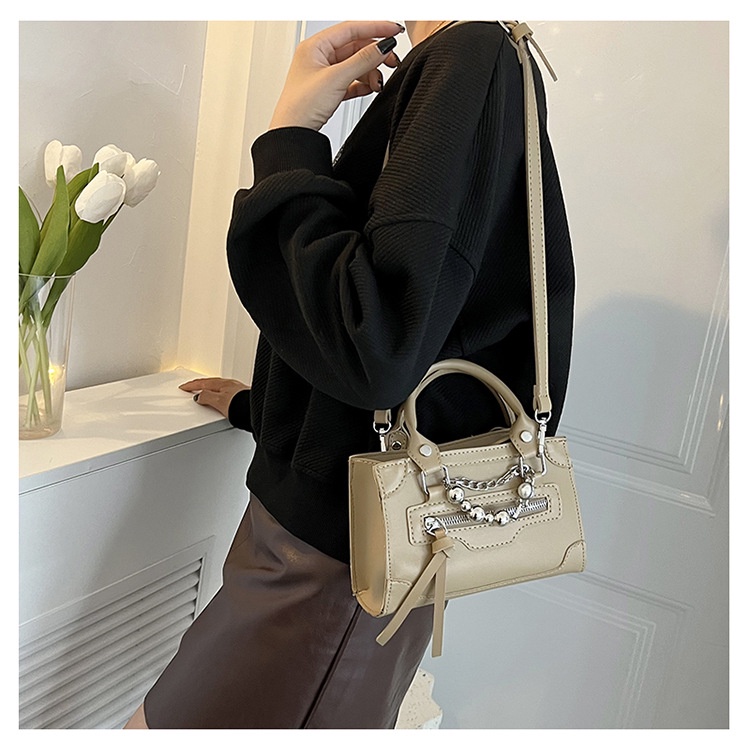 Túi Xách JASMIN NOIR Da PU Phối Dây Xích Thời Trang Dành Cho Nữ
