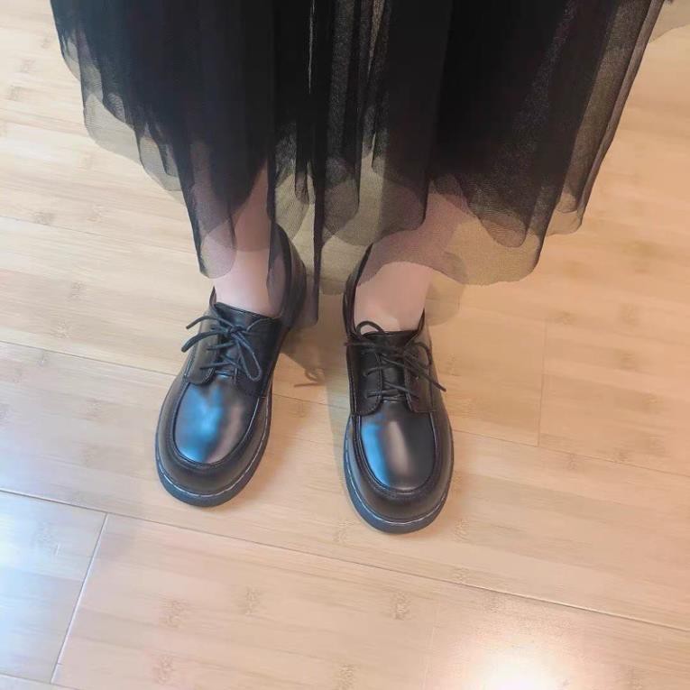 |HÌNH THẬT - HÀNG LOẠI 1| Giày nữ/ Giày oxford da trơn buộc dây đế bằng cao 3cm (4 ảnh cuối hình thật) -h91 | BigBuy360 - bigbuy360.vn
