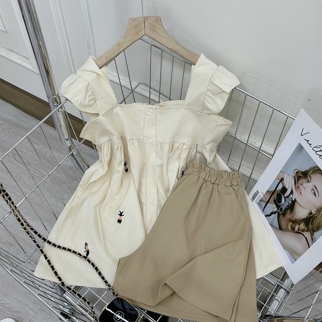 Set bộ cánh tiên họa tiết thêu tinh tế hàng thiết kế chất đẹp