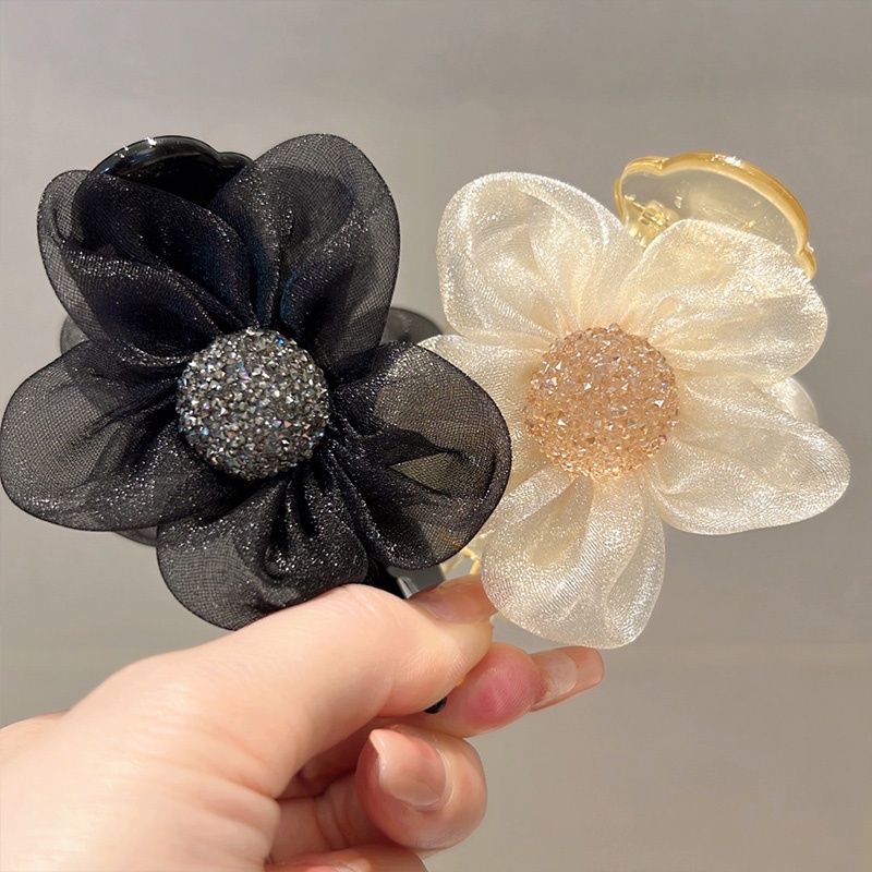 Kẹp Tóc Nơ Đính Đá 3 Phong Cách Hàn Quốc Cho Nữ