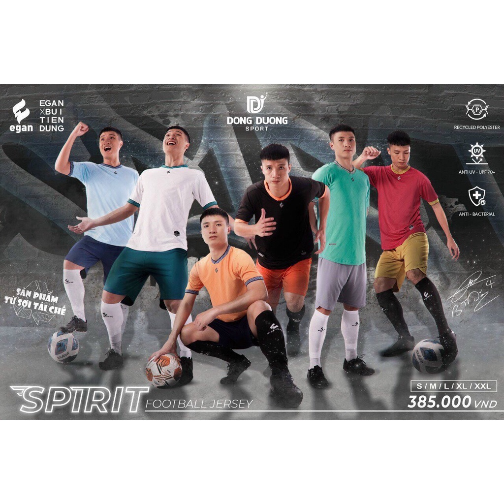 Quần áo bóng đá không logo Egan Zenos - Bộ quần áo đá bóng DONGDUONG