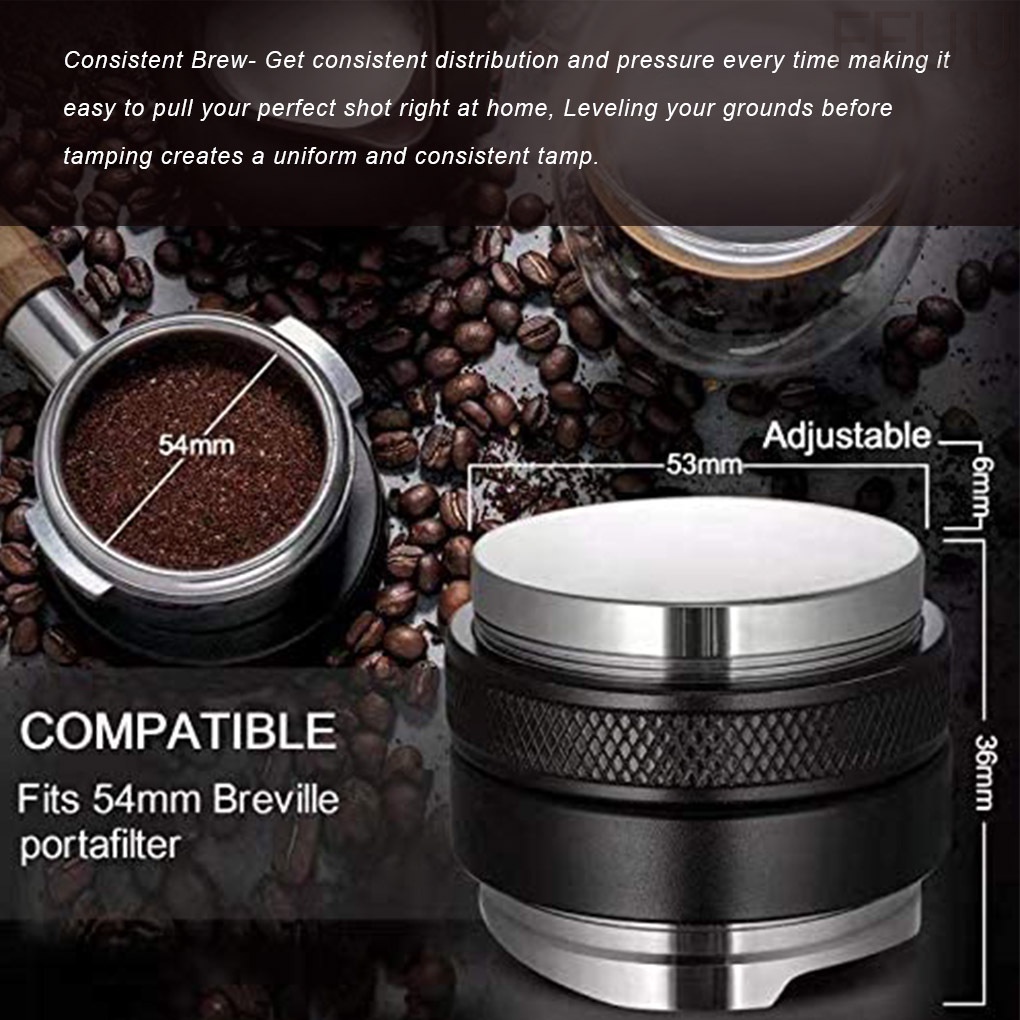 Dụng Cụ Phân Phối Cà Phê Bằng Thép Không Gỉ 53mm 54mm Thay Thế Chuyên Dụng Cho Breville